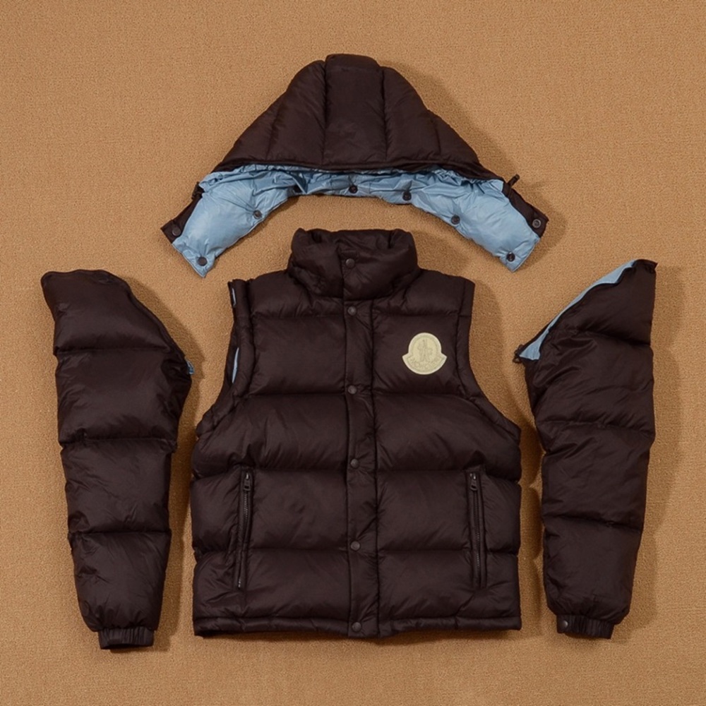 Moncler Dark Brown Down Jacket - image 8